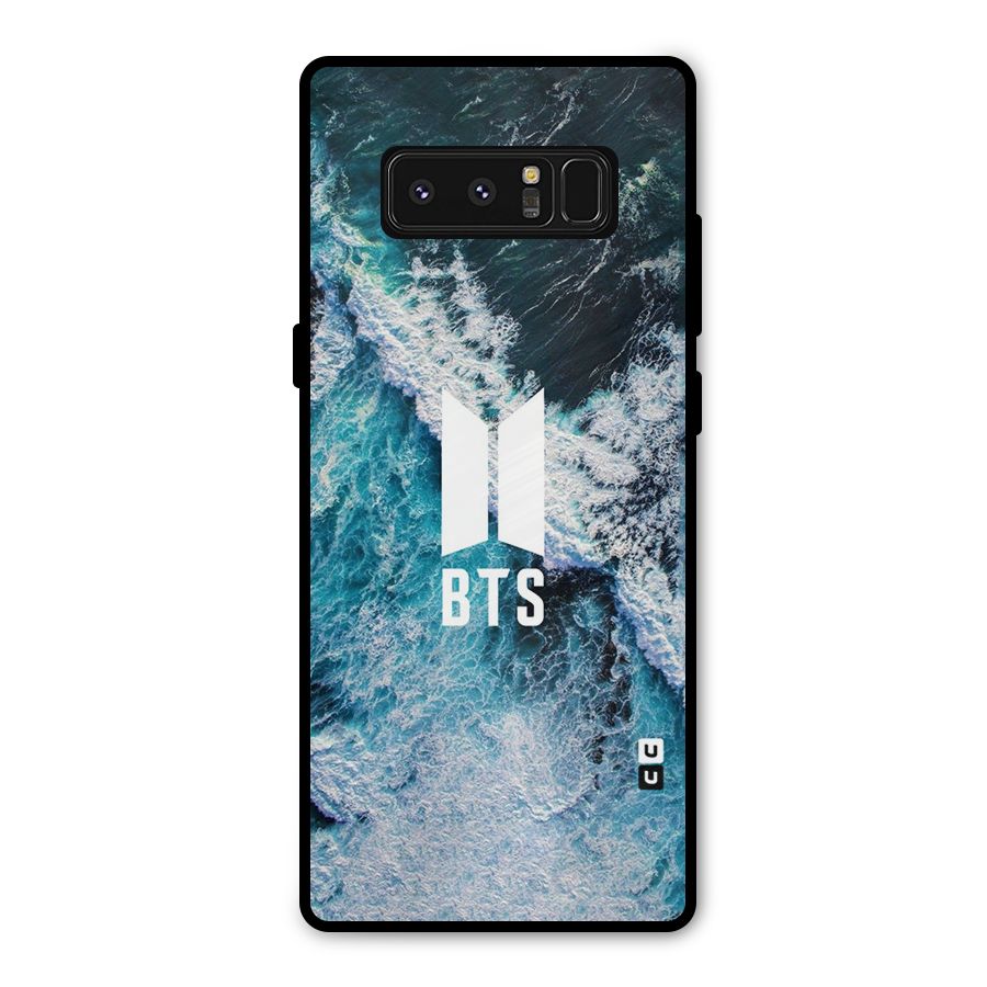 BTS Ocean Waves Metal Back Case for Galaxy Note 8