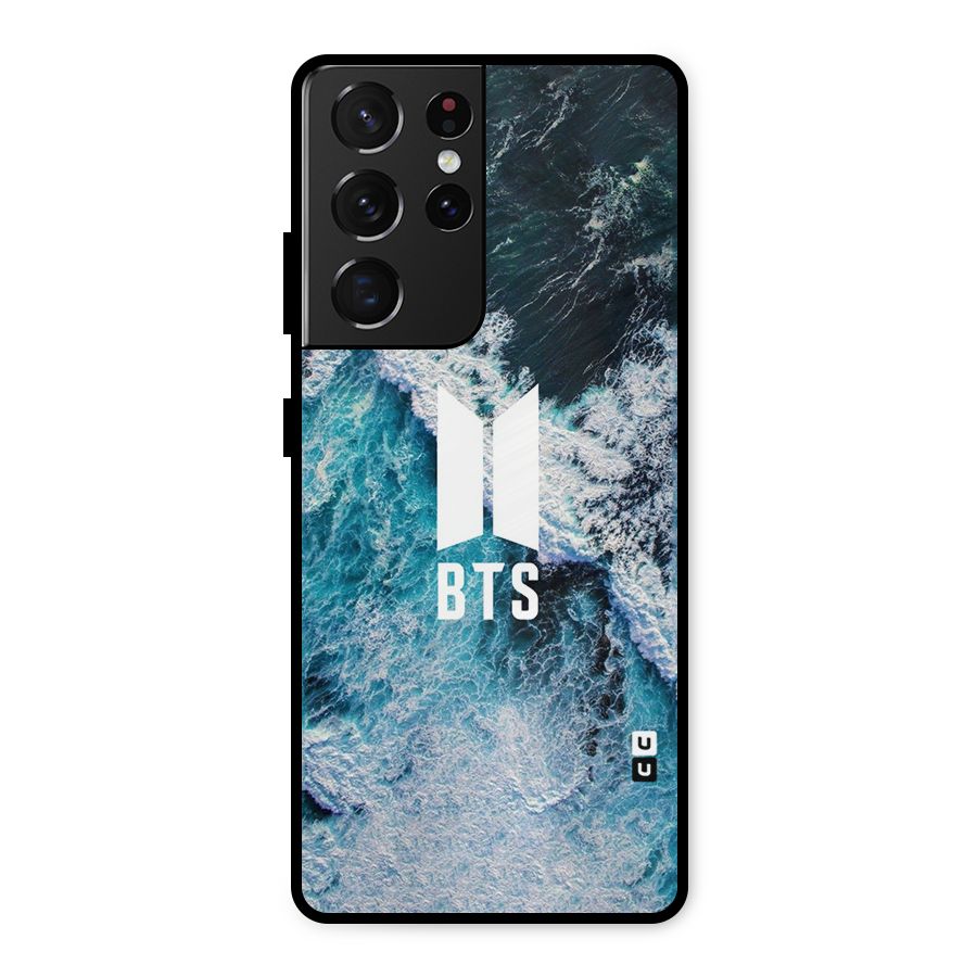 BTS Ocean Waves Metal Back Case for Galaxy S21 Ultra 5G