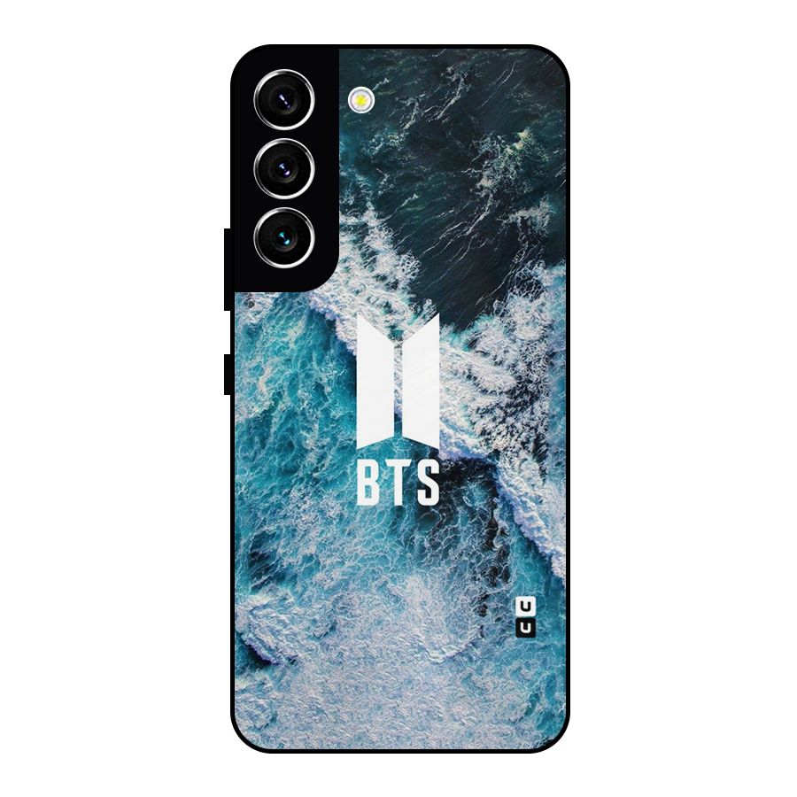 BTS Ocean Waves Metal Back Case for Galaxy S22 5G