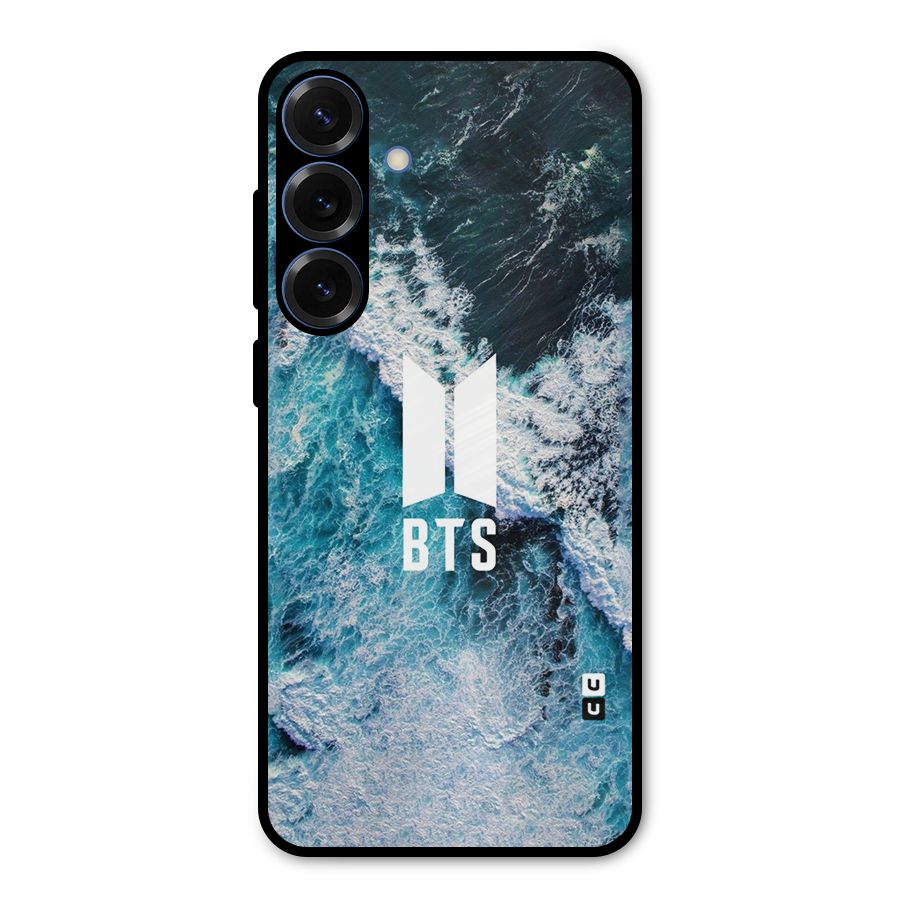 BTS Ocean Waves Metal Back Case for Galaxy S25 Plus
