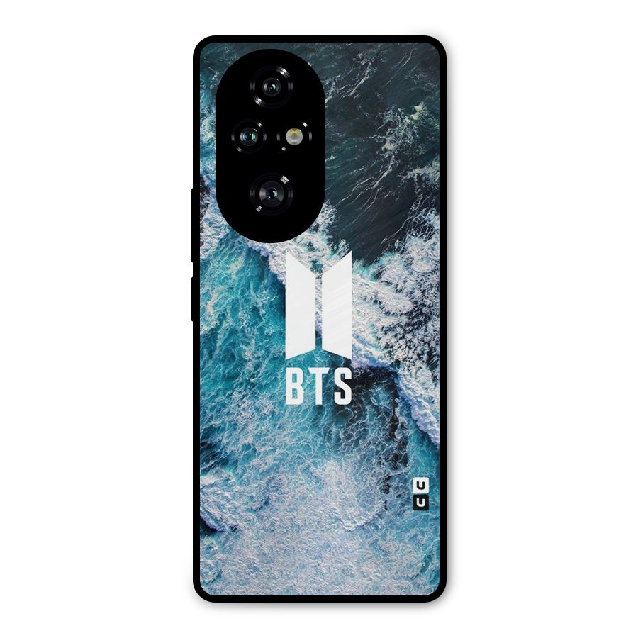 BTS Ocean Waves Metal Back Case for Honor 200 Pro