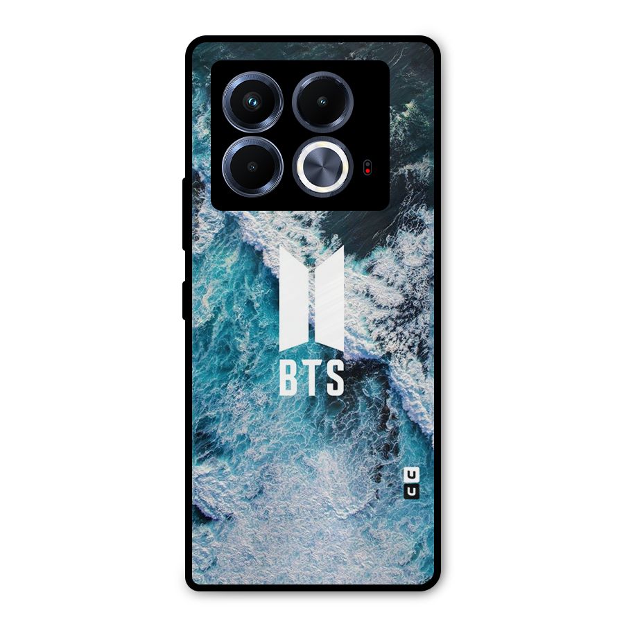 BTS Ocean Waves Metal Back Case for Infinix Note 40 5G