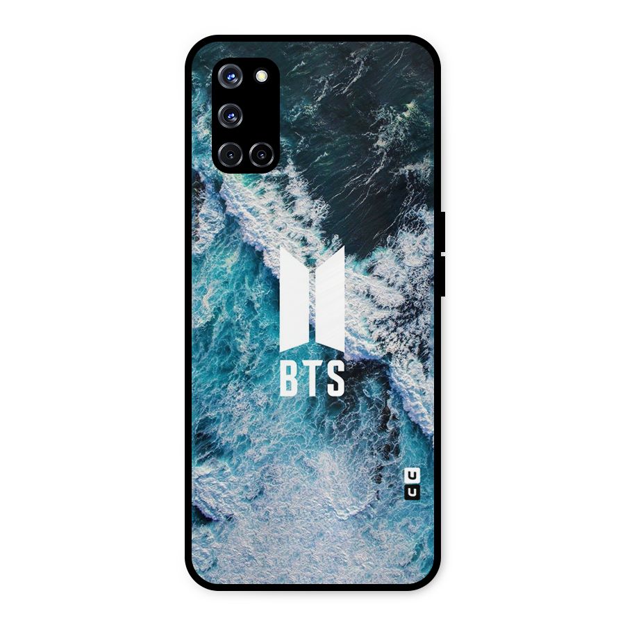 BTS Ocean Waves Metal Back Case for Oppo A52