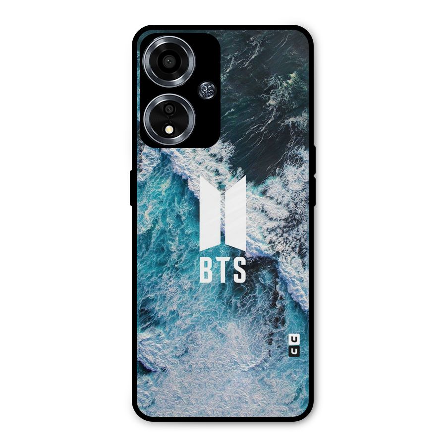 BTS Ocean Waves Metal Back Case for Oppo A59
