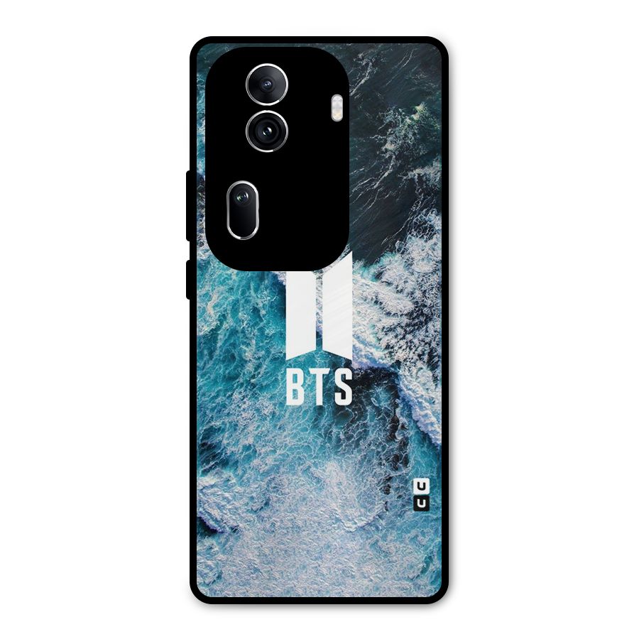 BTS Ocean Waves Metal Back Case for Oppo Reno11 Pro 5G