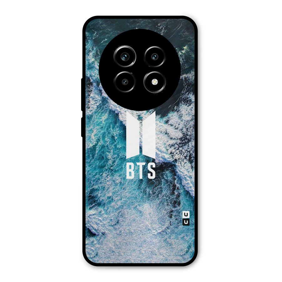 BTS Ocean Waves Metal Back Case for Realme 13 Pro
