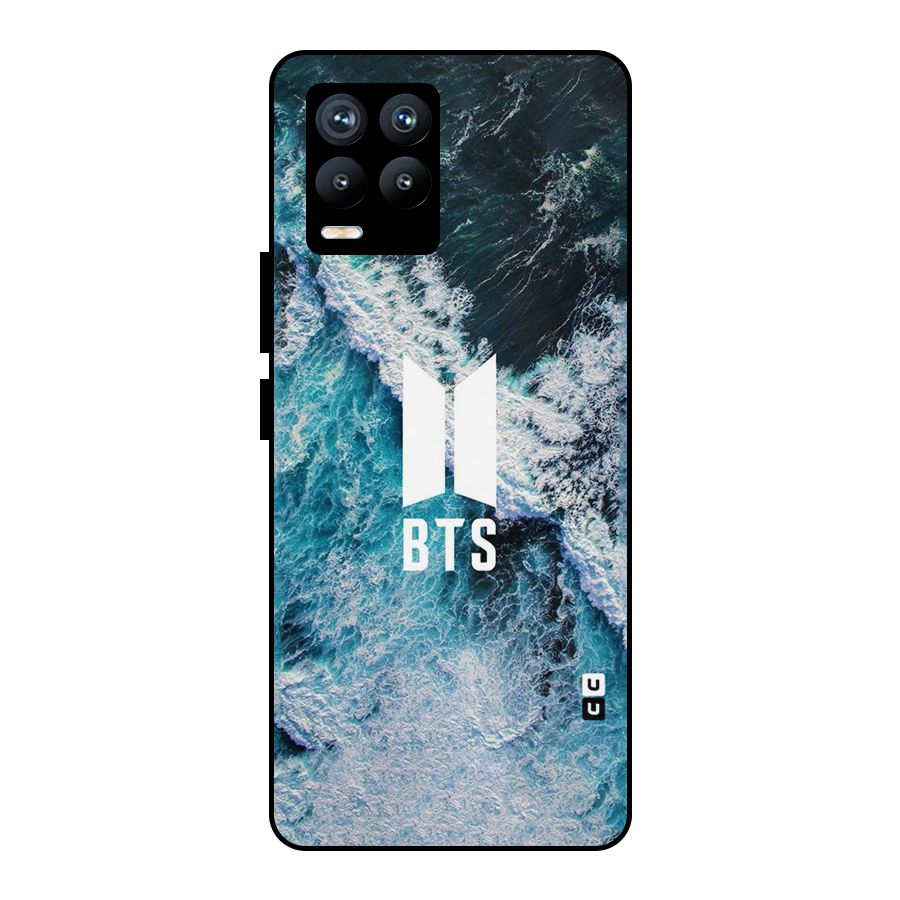 BTS Ocean Waves Metal Back Case for Realme 8