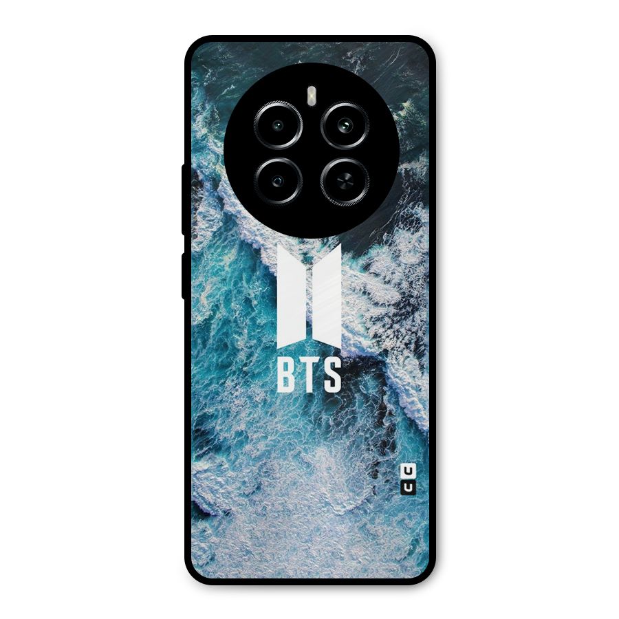 BTS Ocean Waves Metal Back Case for Realme P1