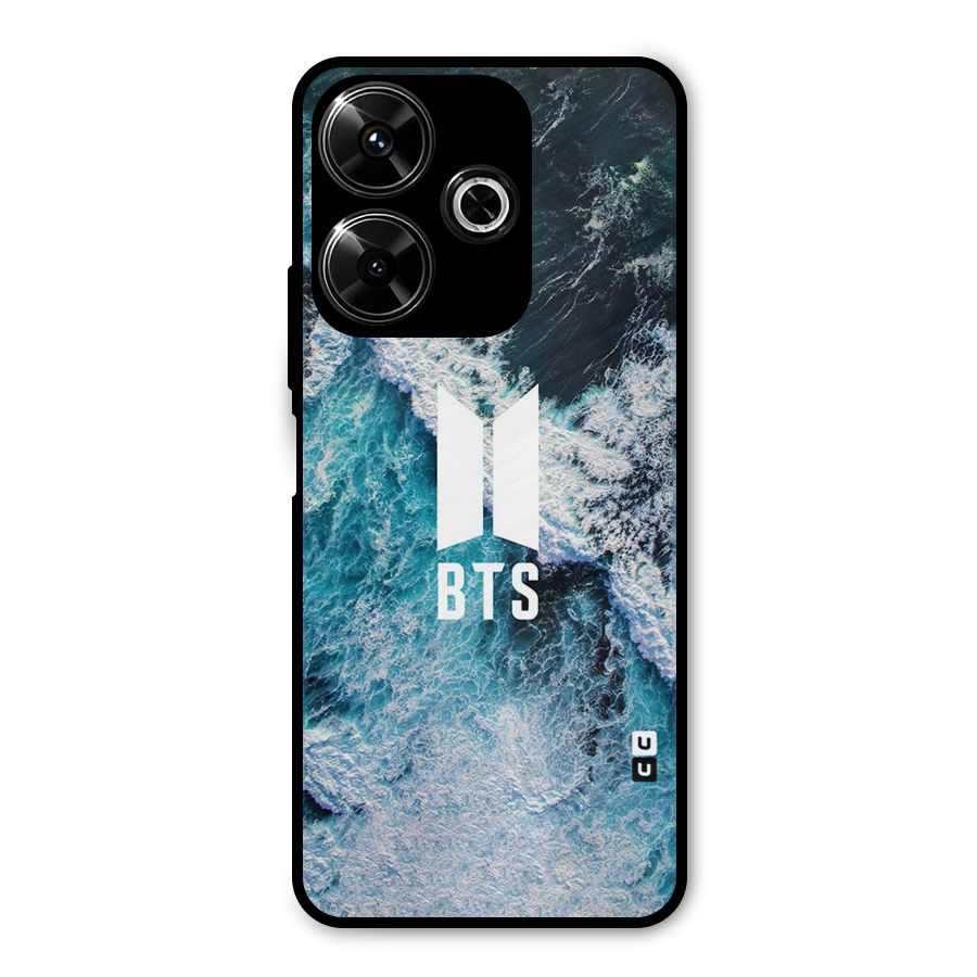BTS Ocean Waves Metal Back Case for Redmi 13 5G