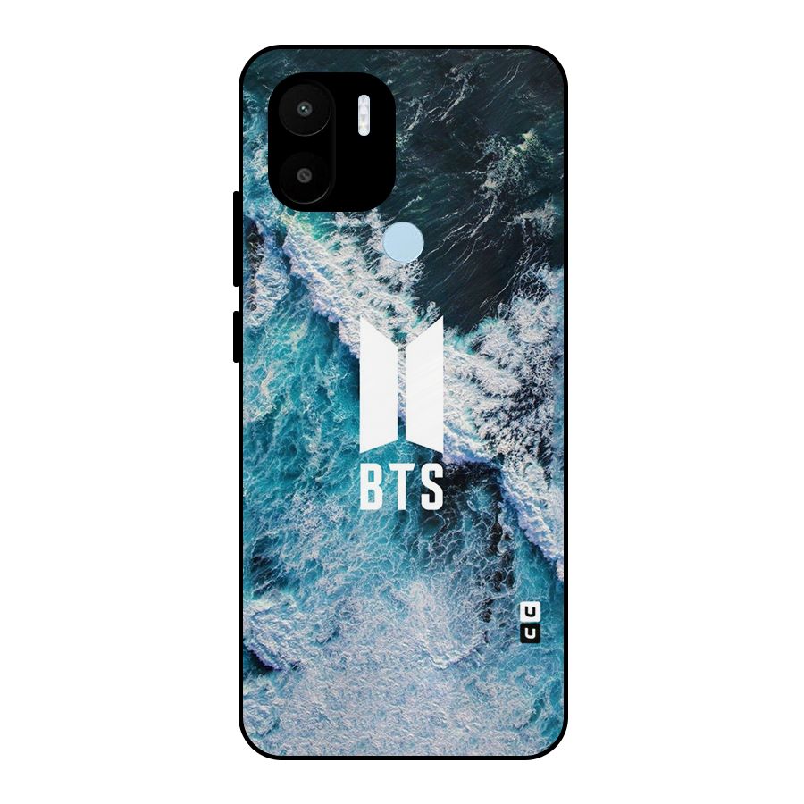 BTS Ocean Waves Metal Back Case for Redmi A2+