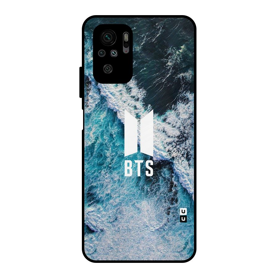 BTS Ocean Waves Metal Back Case for Redmi Note 10S