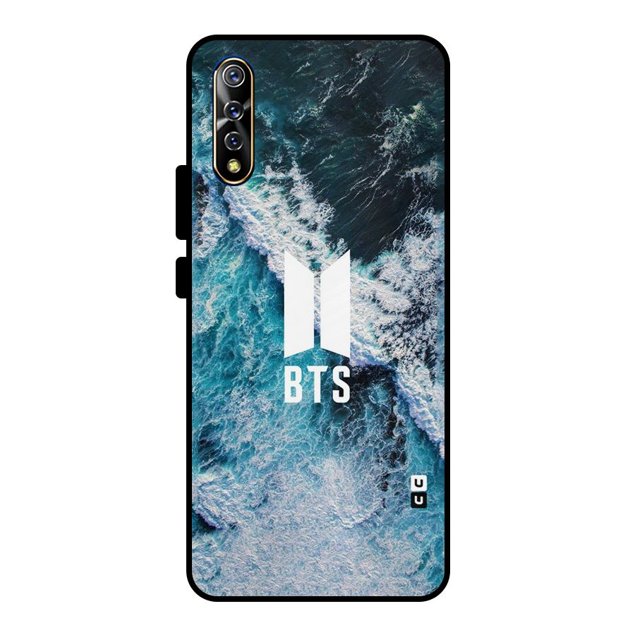 BTS Ocean Waves Metal Back Case for Vivo S1