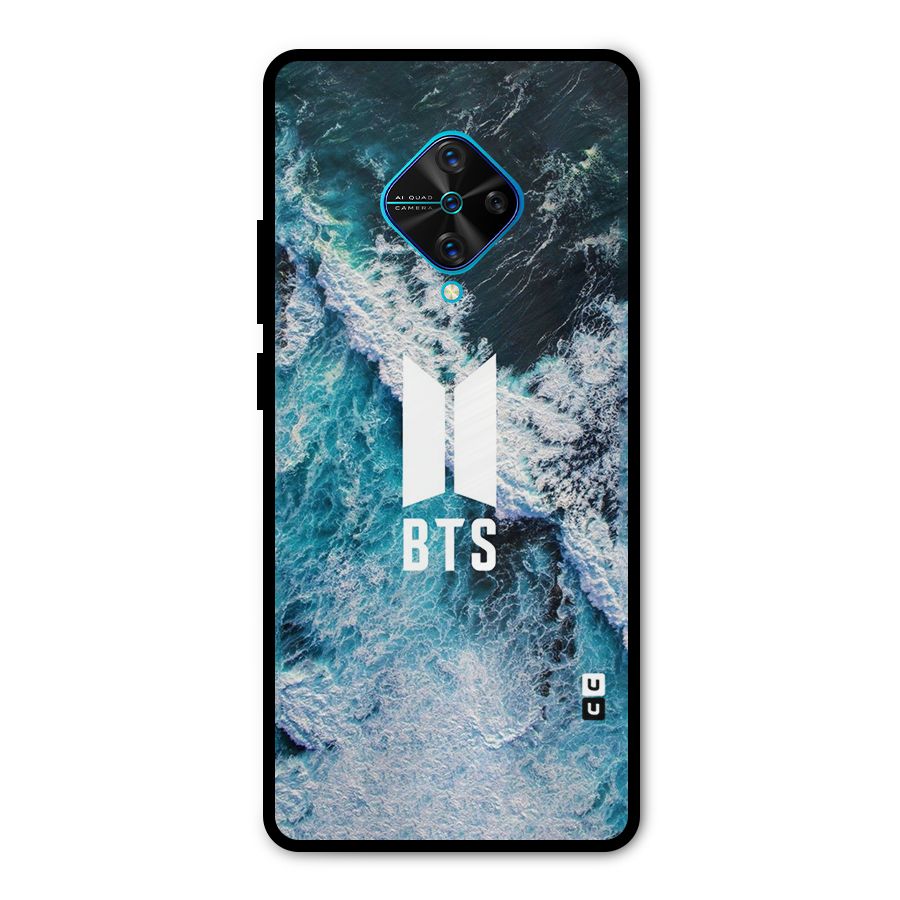 BTS Ocean Waves Metal Back Case for Vivo S1 Pro