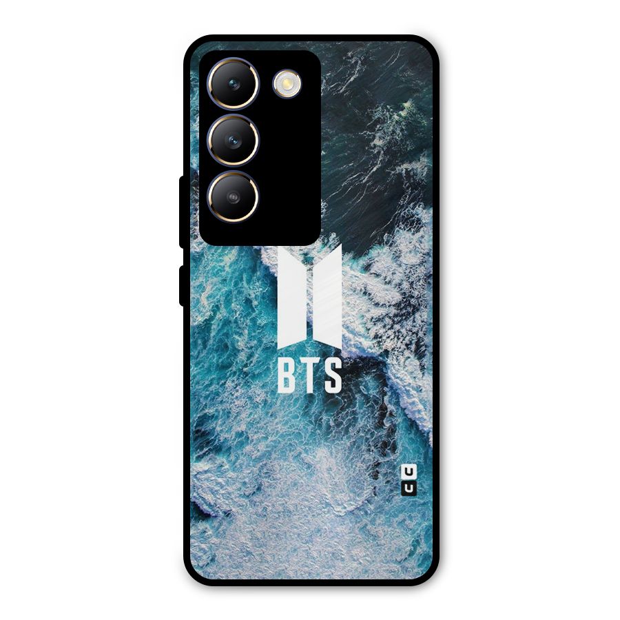 BTS Ocean Waves Metal Back Case for Vivo T3 5G