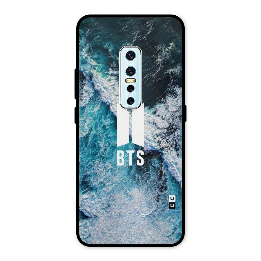 BTS Ocean Waves Metal Back Case for Vivo V17 Pro
