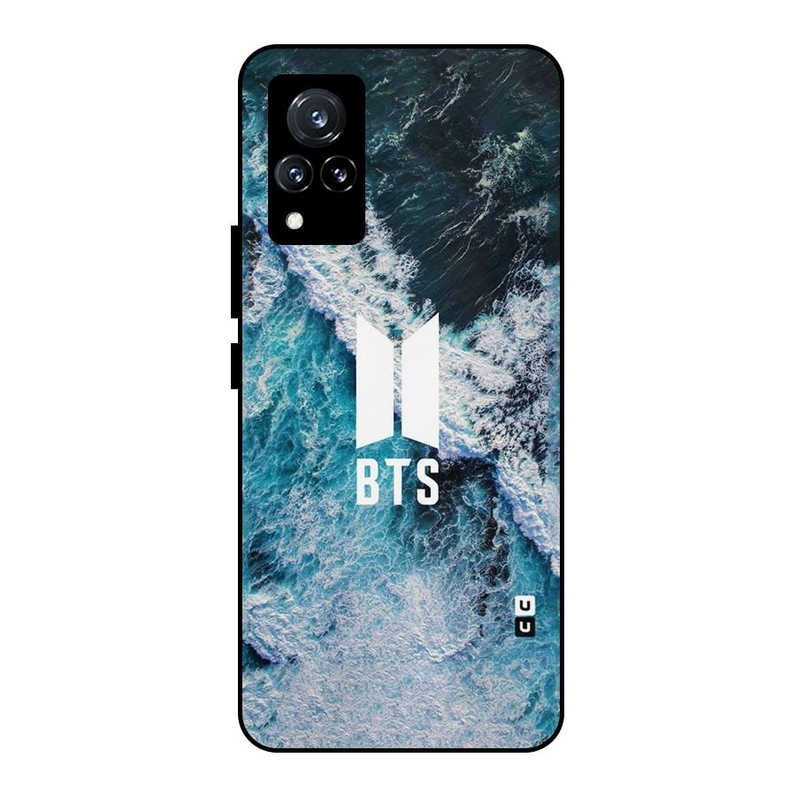 BTS Ocean Waves Metal Back Case for Vivo V21 5G