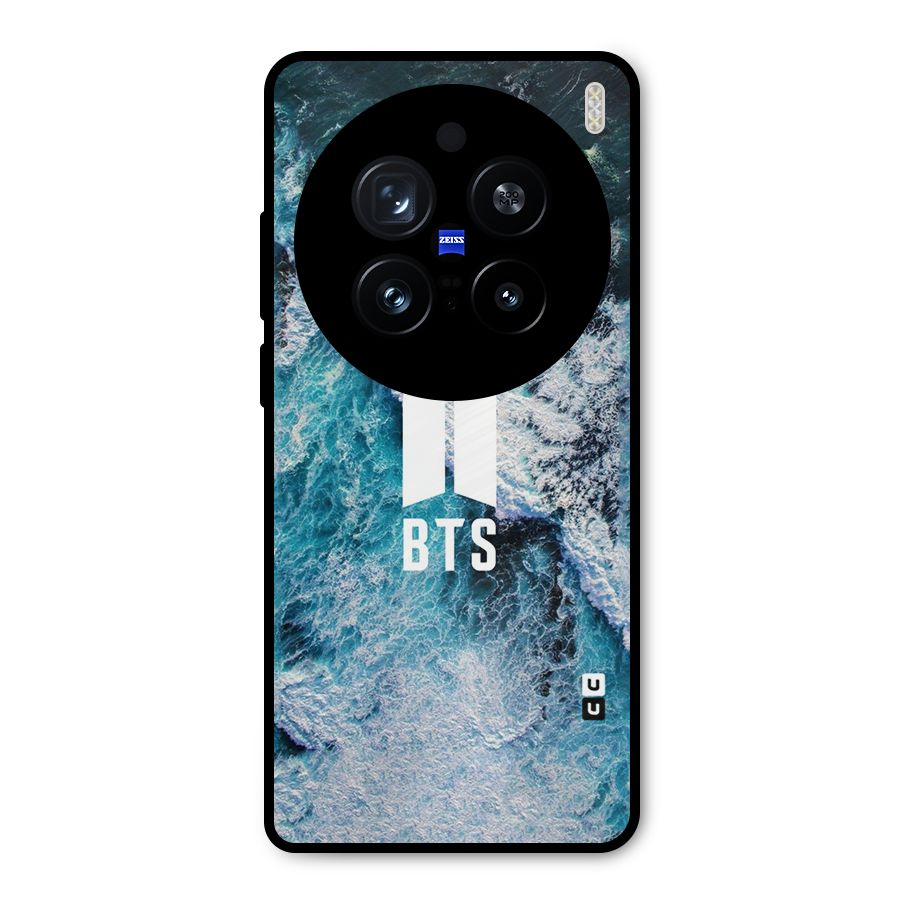 BTS Ocean Waves Metal Back Case for Vivo X200 Pro