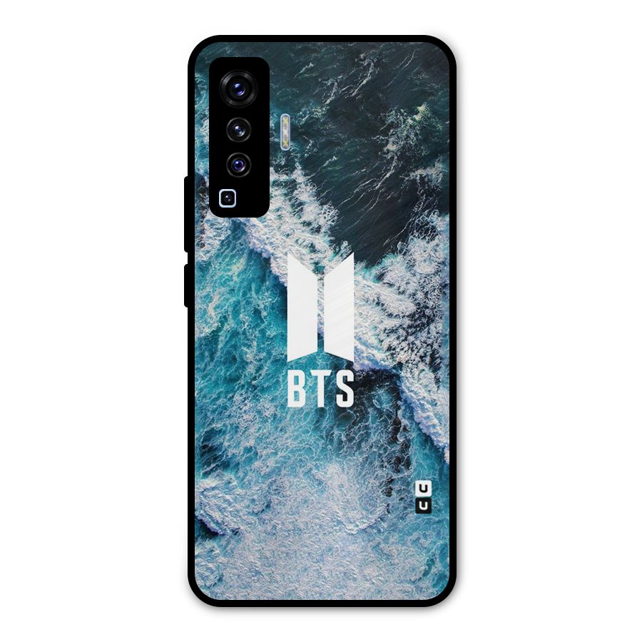 BTS Ocean Waves Metal Back Case for Vivo X50
