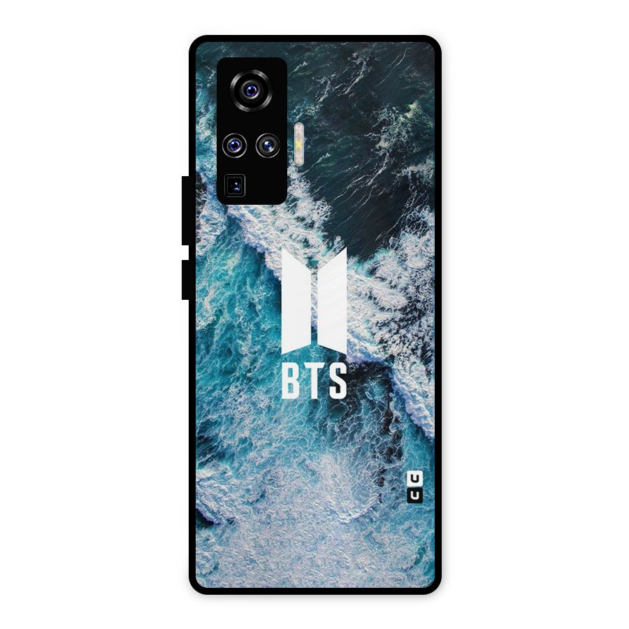 BTS Ocean Waves Metal Back Case for Vivo X50 Pro