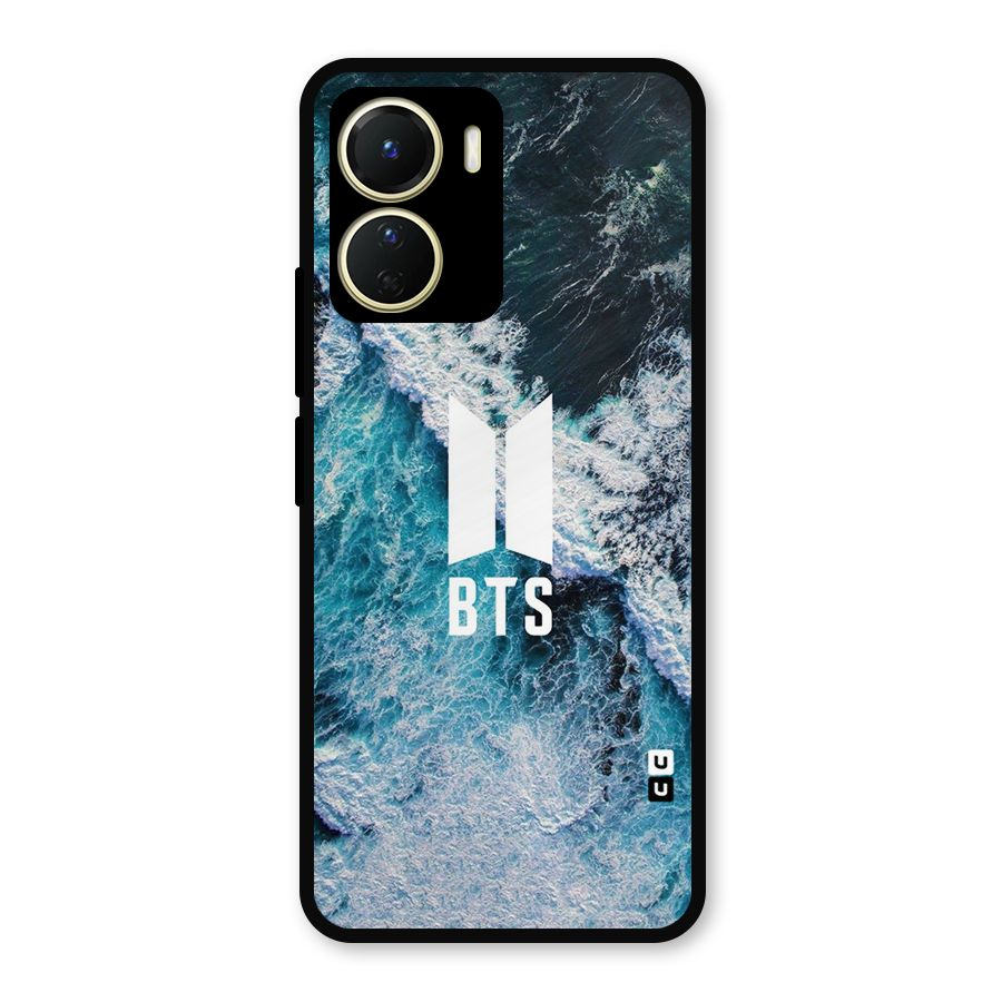 BTS Ocean Waves Metal Back Case for Vivo Y16