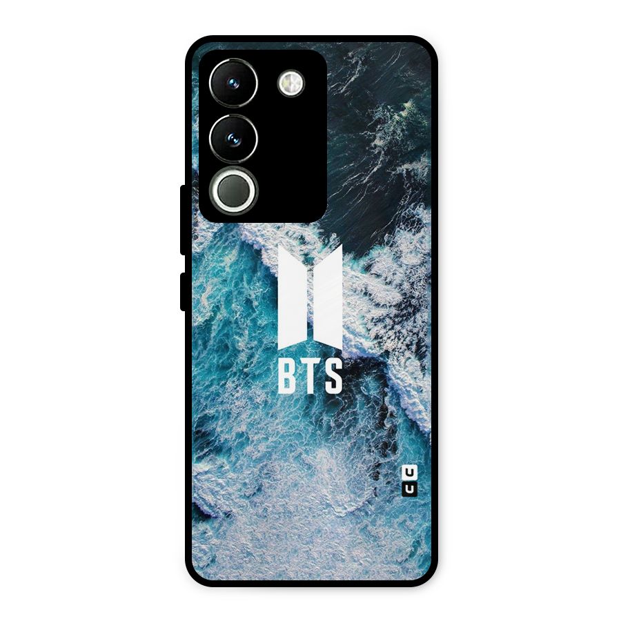 BTS Ocean Waves Metal Back Case for Vivo Y200