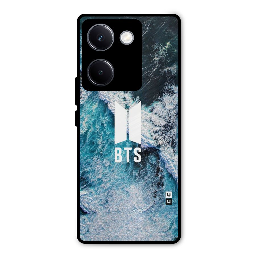 BTS Ocean Waves Metal Back Case for Vivo Y300 Plus