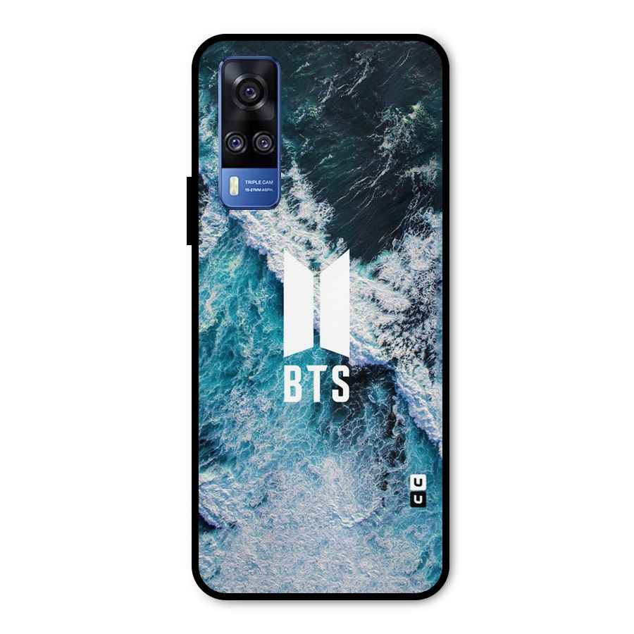 BTS Ocean Waves Metal Back Case for Vivo Y31