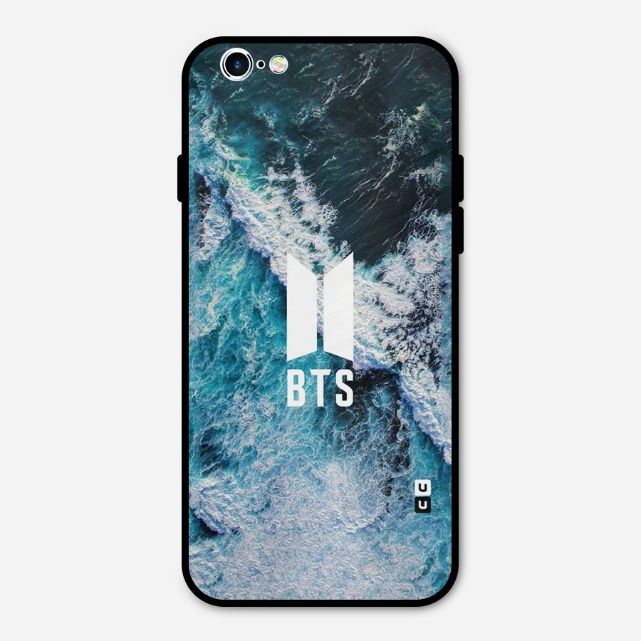 BTS Ocean Waves Metal Back Case for iPhone 6 6s
