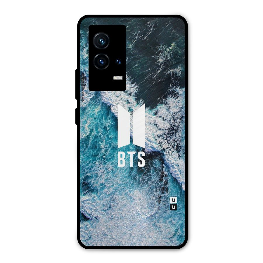 BTS Ocean Waves Metal Back Case for iQOO 9 5G