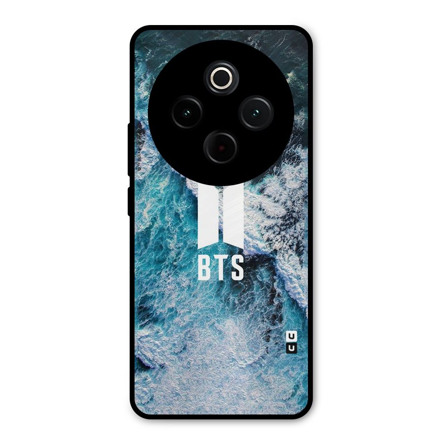 BTS Ocean Waves Metal Back Case for iQOO Z10