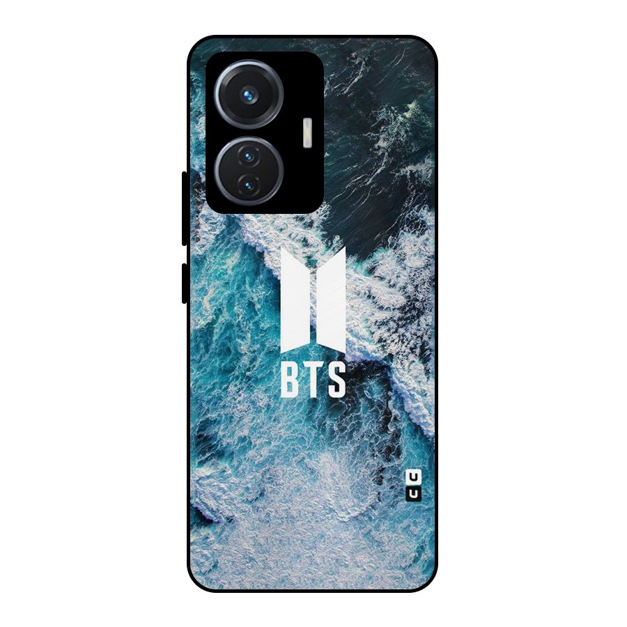 BTS Ocean Waves Metal Back Case for iQOO Z6 44W