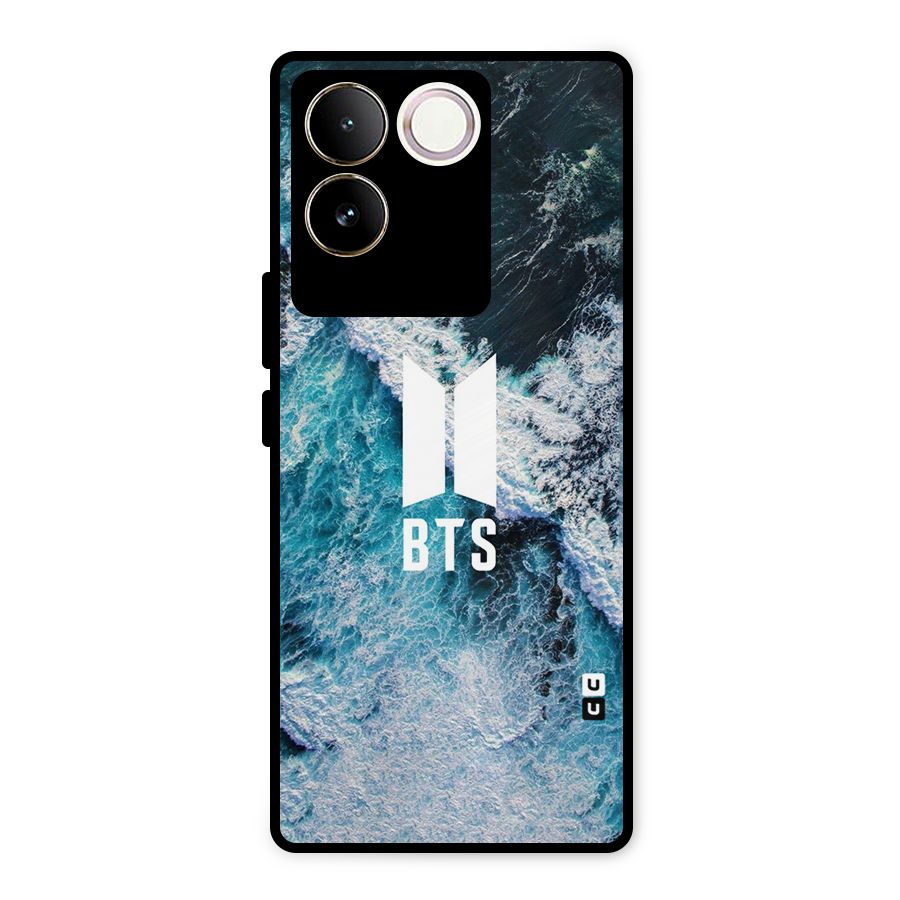BTS Ocean Waves Metal Back Case for iQOO Z7 Pro