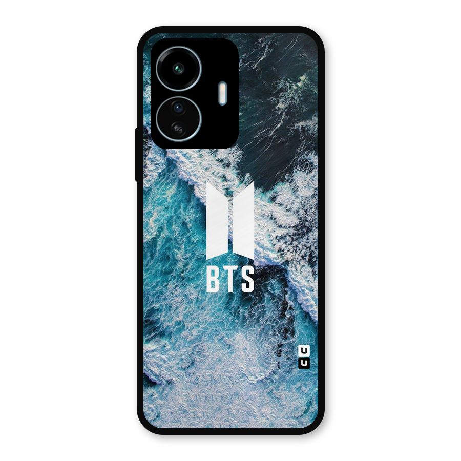 BTS Ocean Waves Metal Back Case for vivo iQOO Z6 Lite 5G