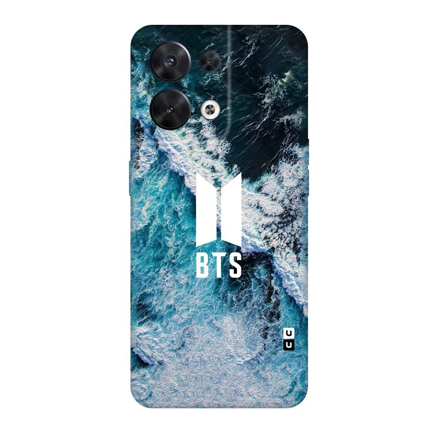 BTS Ocean Waves Original Polycarbonate Back Case for Oppo Reno8 5G