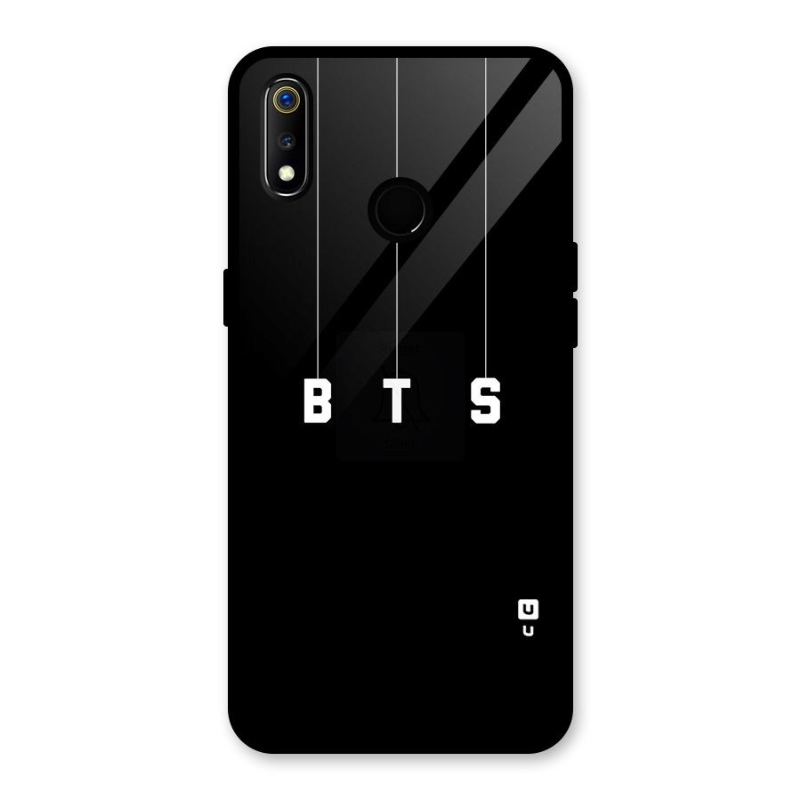 BTS Strings Glass Back Case for Realme 3i