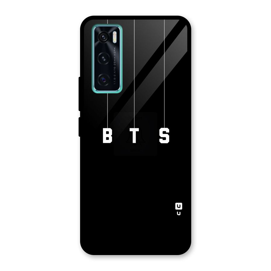 BTS Strings Glass Back Case for Vivo V20 SE