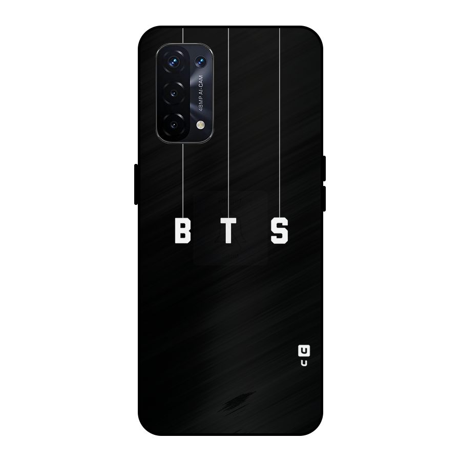 BTS Strings Metal Back Case for Oppo A74 5G