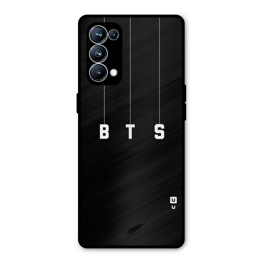 BTS Strings Metal Back Case for Oppo Reno5 Pro 5G