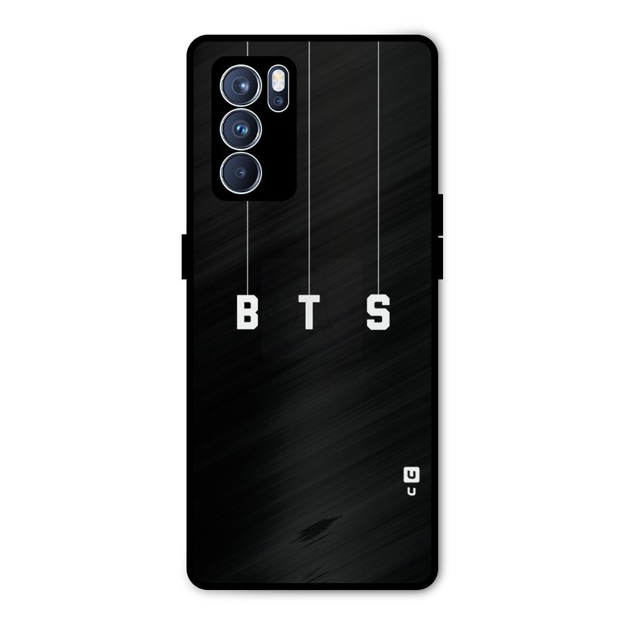 BTS Strings Metal Back Case for Oppo Reno6 Pro 5G