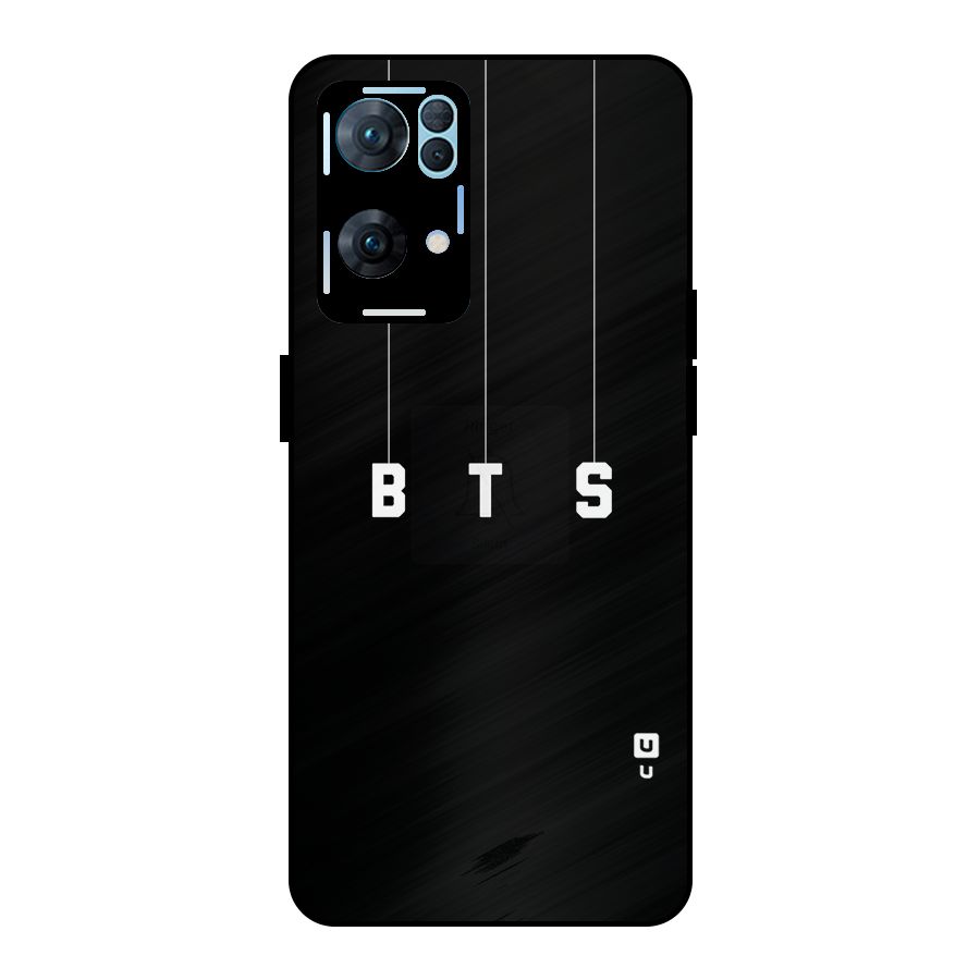 BTS Strings Metal Back Case for Oppo Reno7 Pro 5G