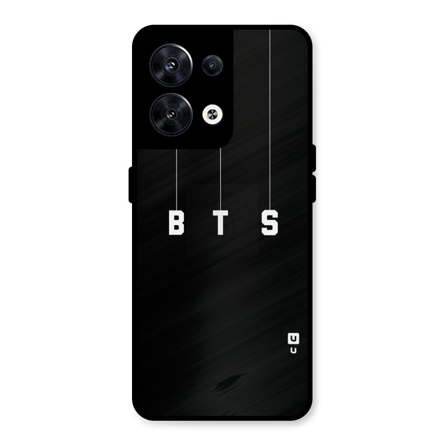 BTS Strings Metal Back Case for Oppo Reno8 5G