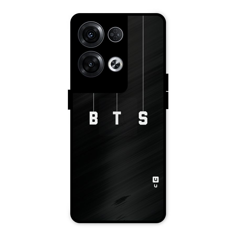 BTS Strings Metal Back Case for Oppo Reno8 Pro 5G