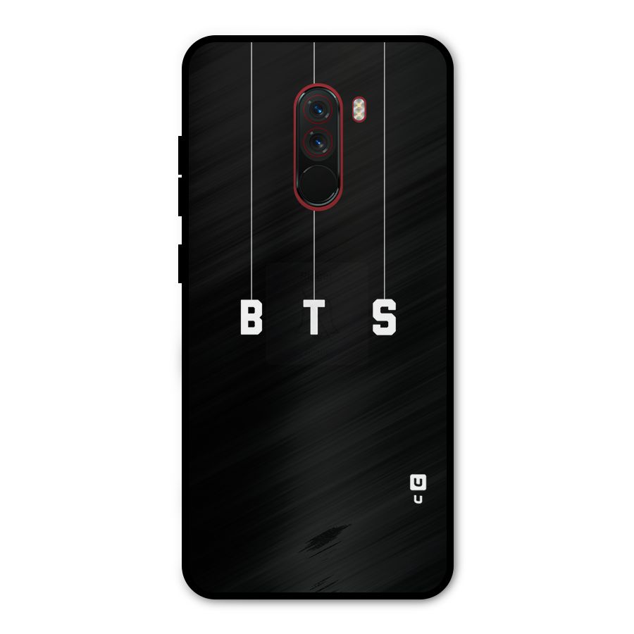 BTS Strings Metal Back Case for Poco F1