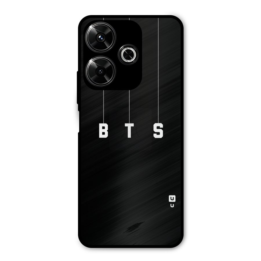 BTS Strings Metal Back Case for Poco M6 Plus