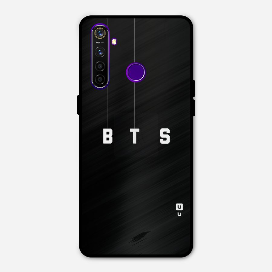 BTS Strings Metal Back Case for Realme 5 Pro