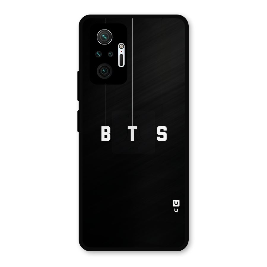 BTS Strings Metal Back Case for Redmi Note 10 Pro Max