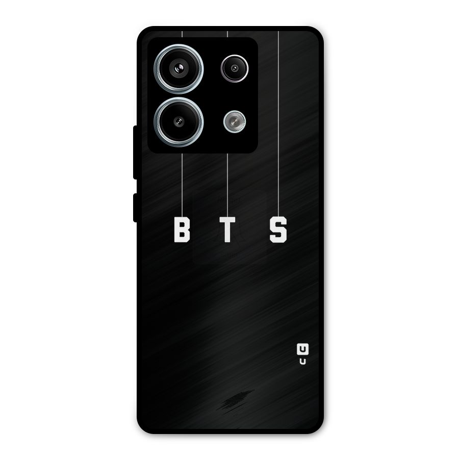BTS Strings Metal Back Case for Redmi Note 13 Pro 5G