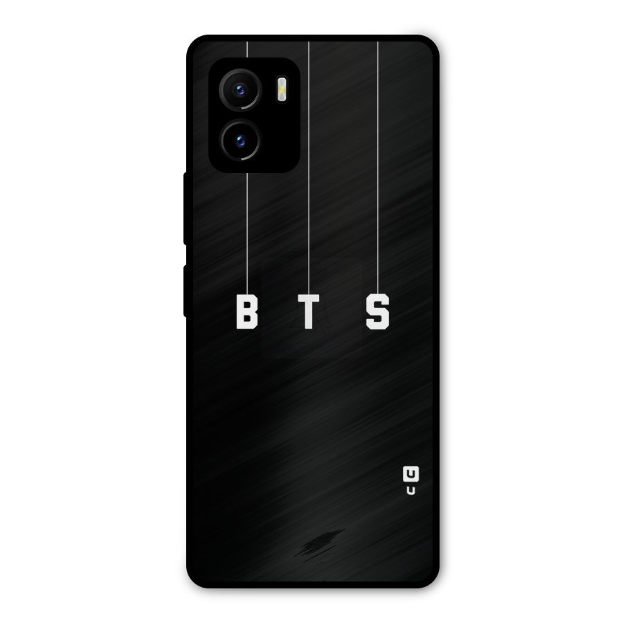 BTS Strings Metal Back Case for Vivo Y15s