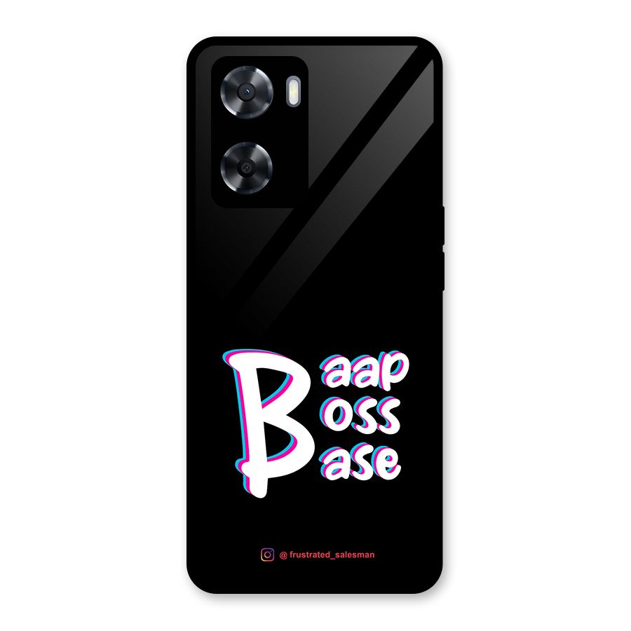 Baap Boss Base Black Glass Back Case for OnePlus Nord N20 SE