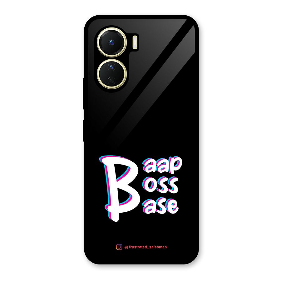 Baap Boss Base Black Glass Back Case for Vivo Y56